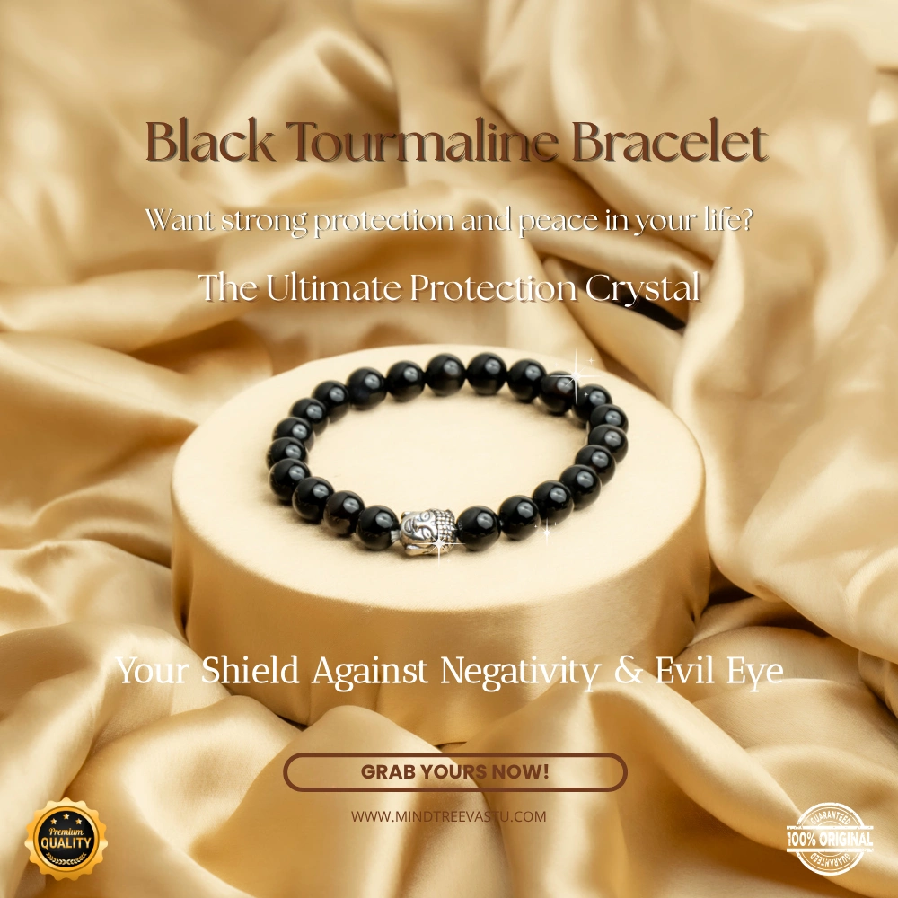 Naksham Black Tourmaline Protection Bracelet