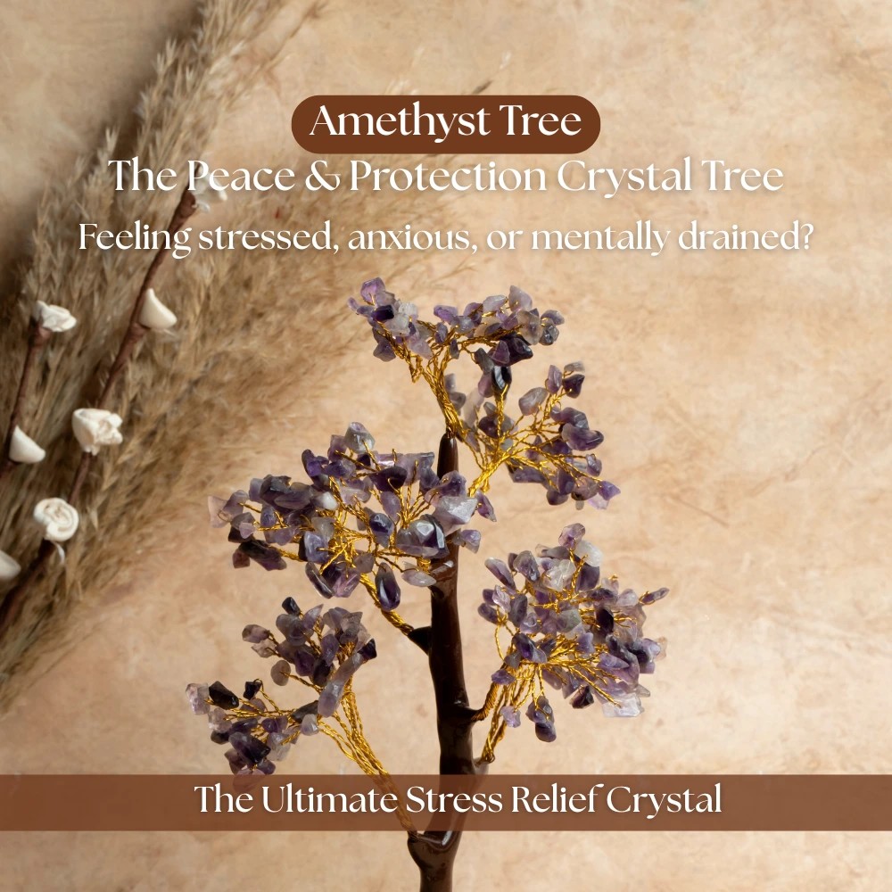 Amethyst Crystal Tree – Large, for Vastu